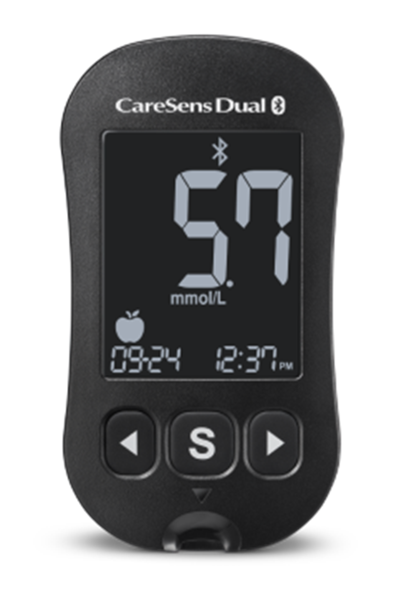 Blood Glucose/Ketone Meter - CareSens Dual | Pharmaco Diabetes